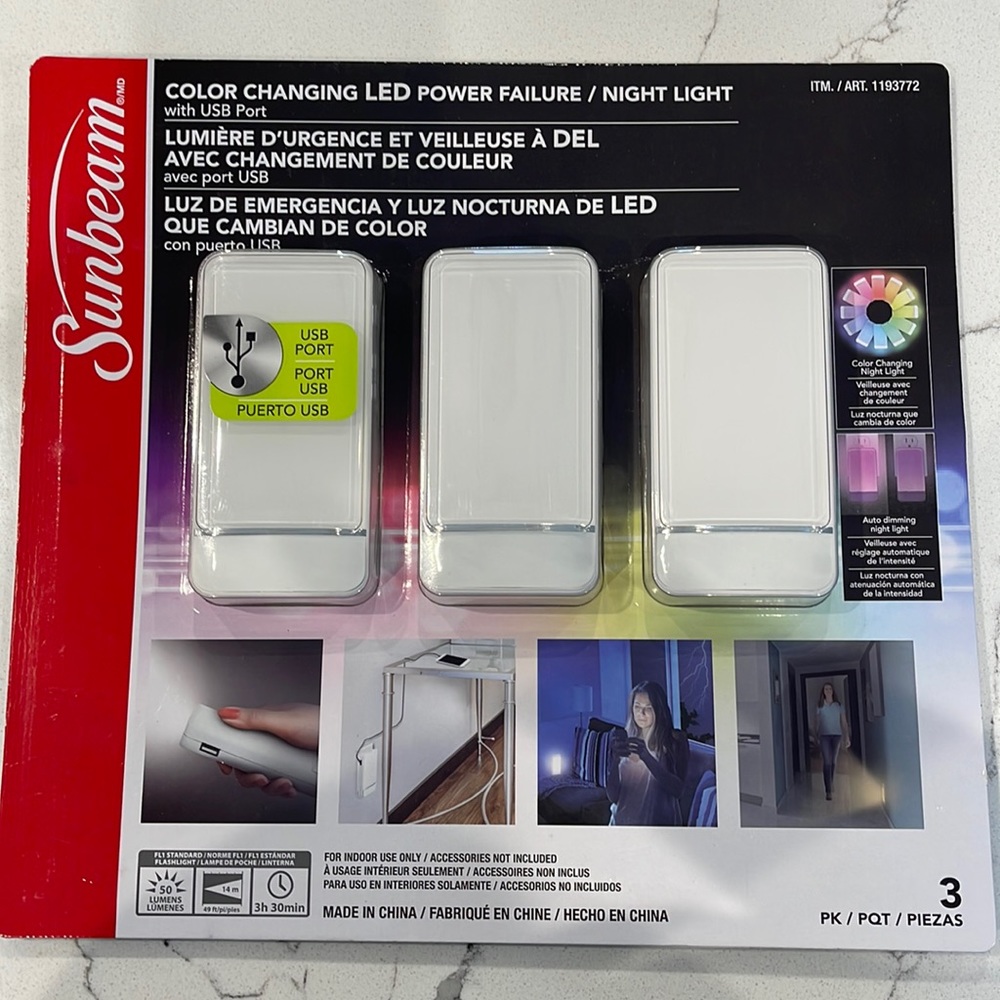 Sunbeam LED night light